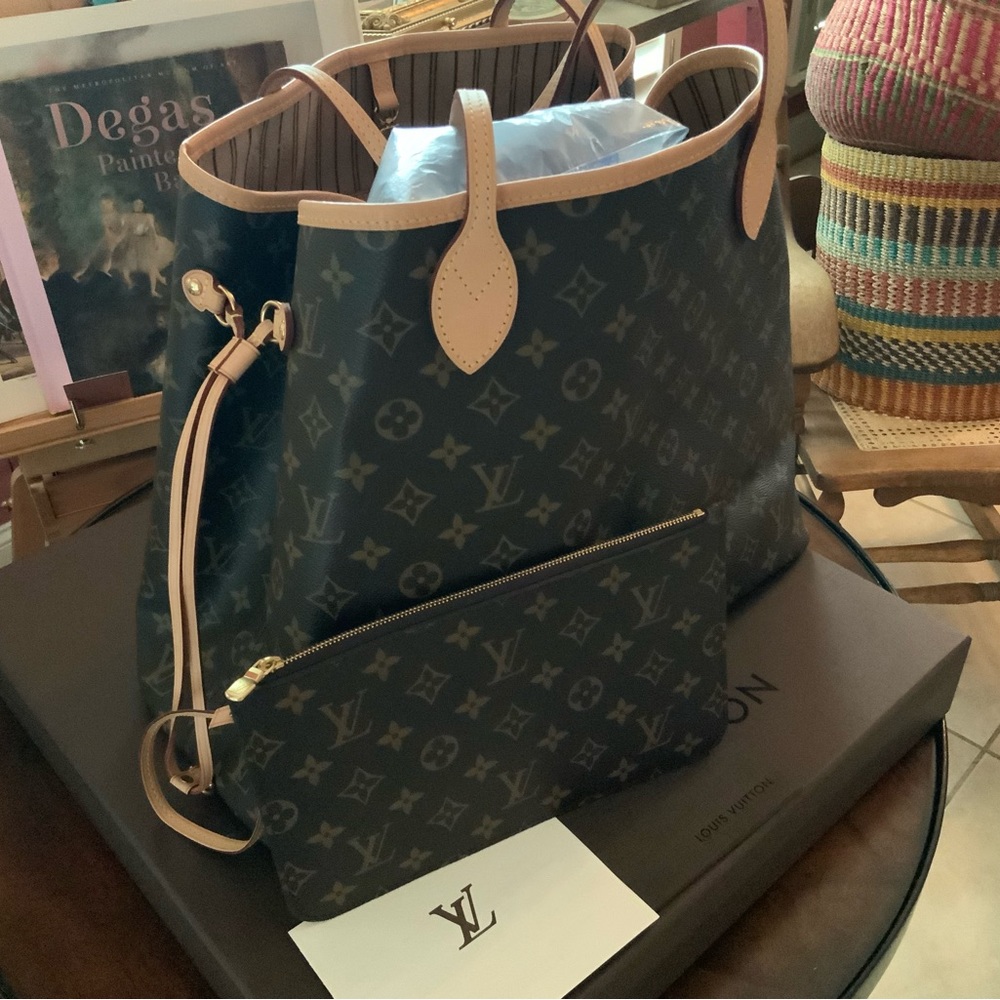 NEVERFULL GM W/POUCH - NWT UNUSED